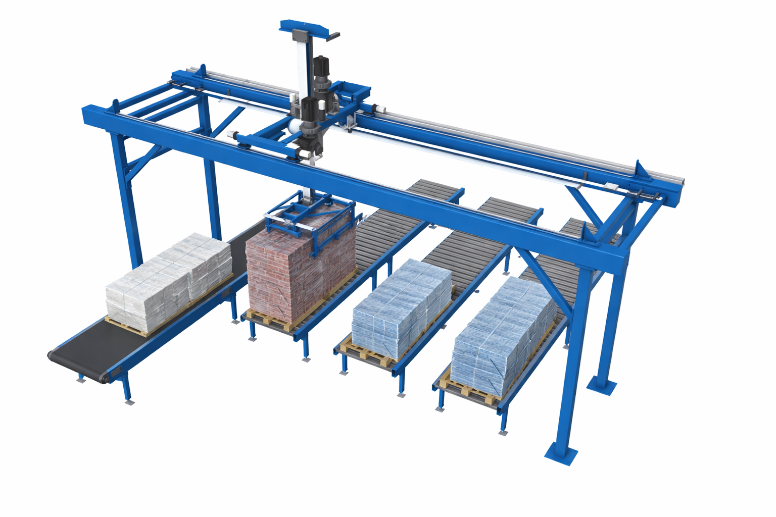3D model of a cartesian gantry robot