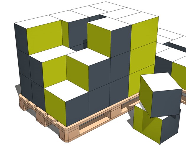 pallet pattern image from software