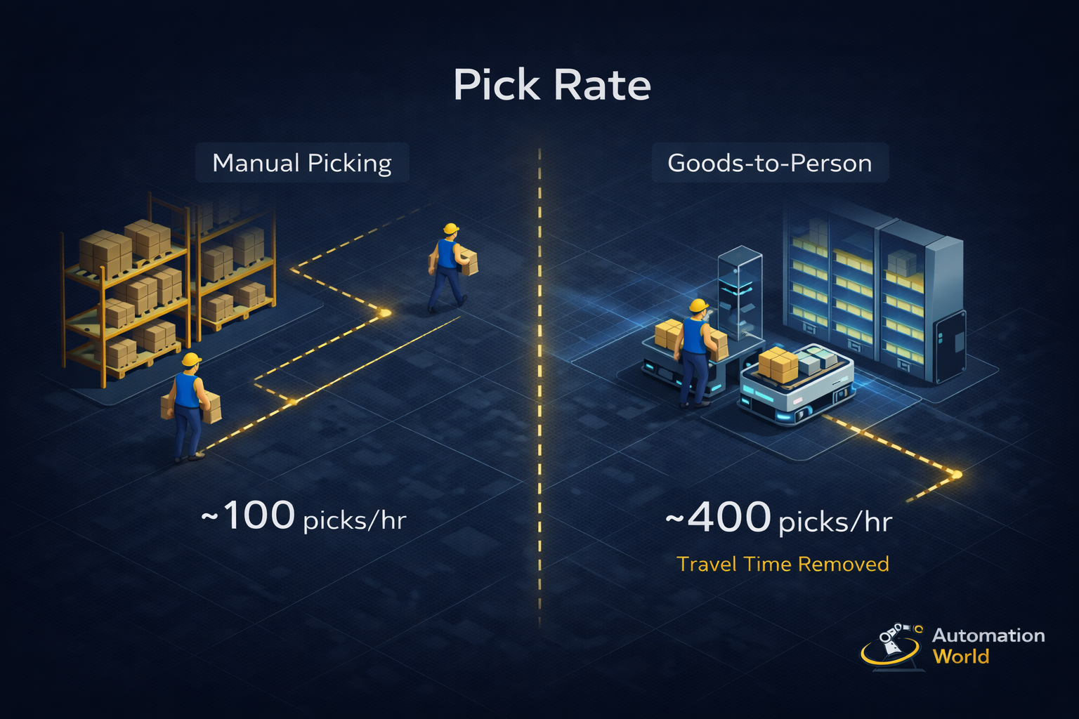 Warehouse Pick Rate Infographic
