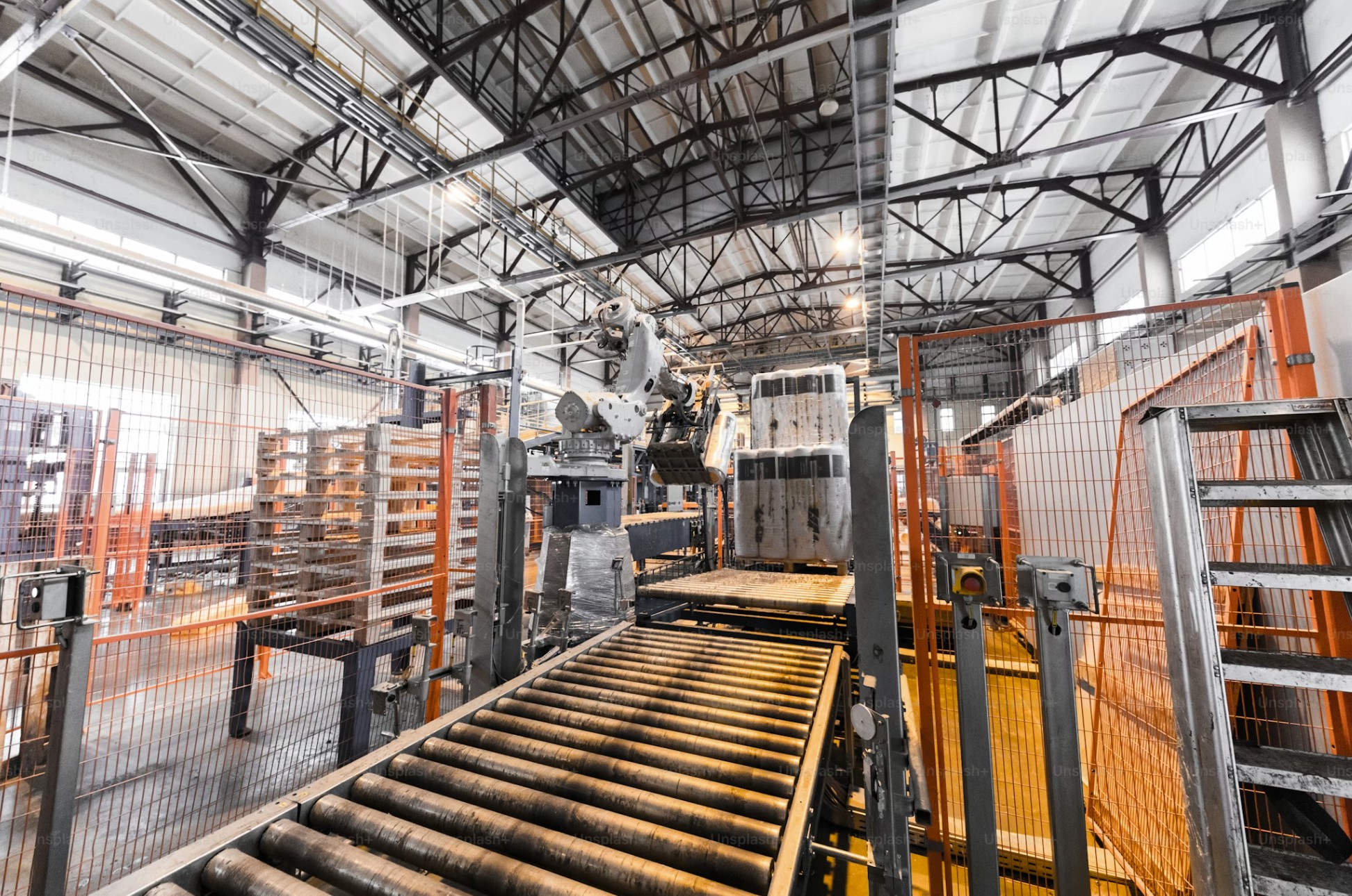 Robotic palletising cell